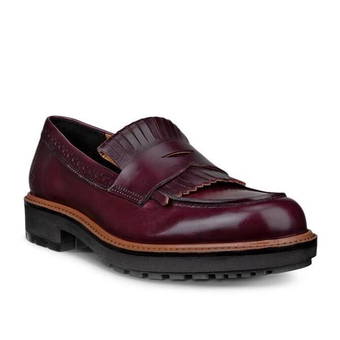 Red ECCO Metropole Oslo W Dark Ruby