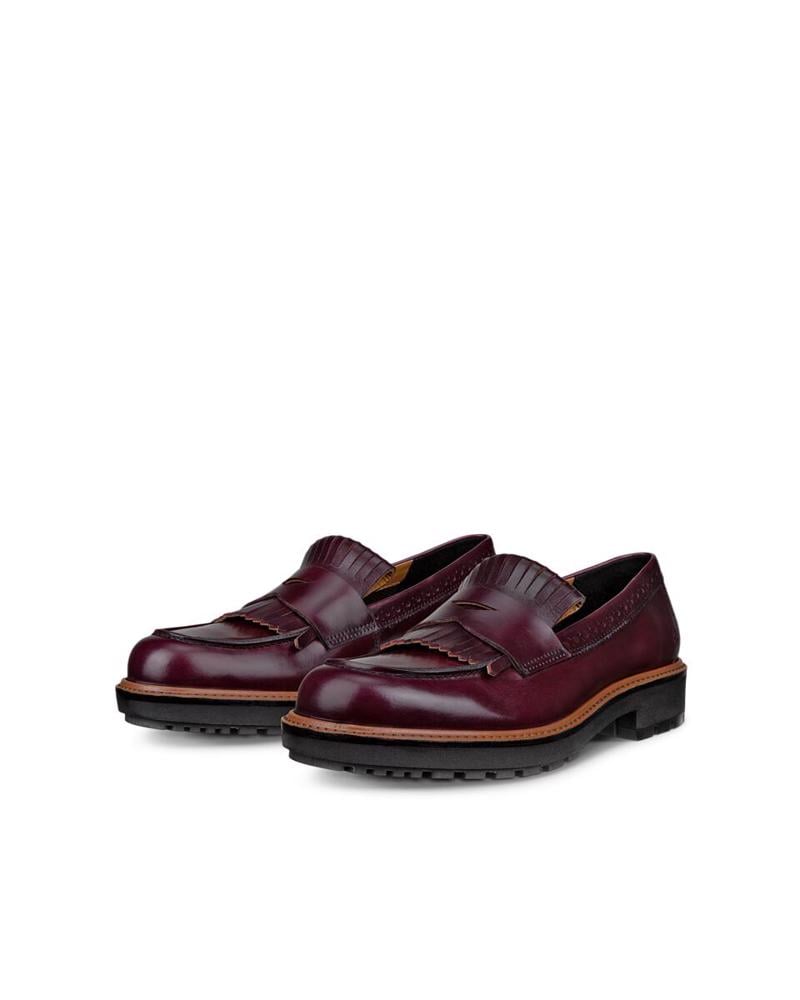 Red ECCO Metropole Oslo W Dark Ruby
