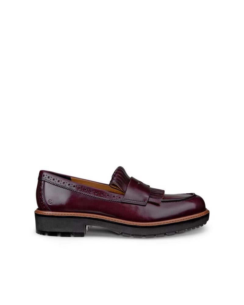 Red ECCO Metropole Oslo W Dark Ruby