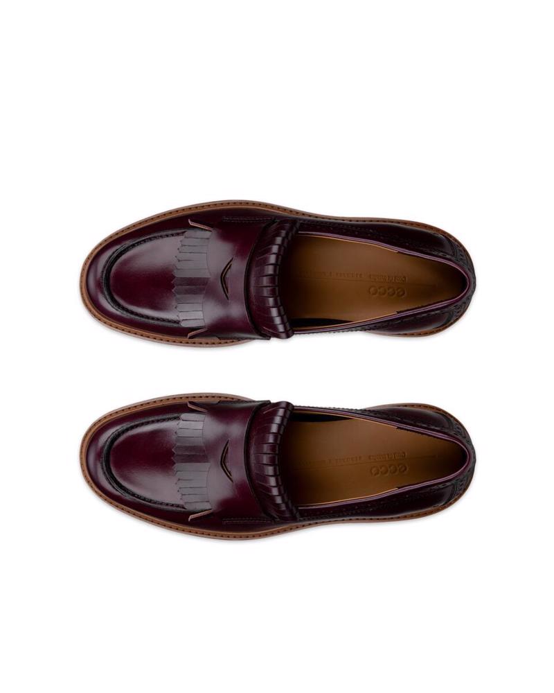 Red ECCO Metropole Oslo W Dark Ruby