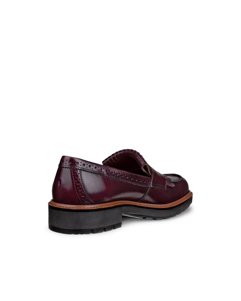 Red ECCO Metropole Oslo W Dark Ruby