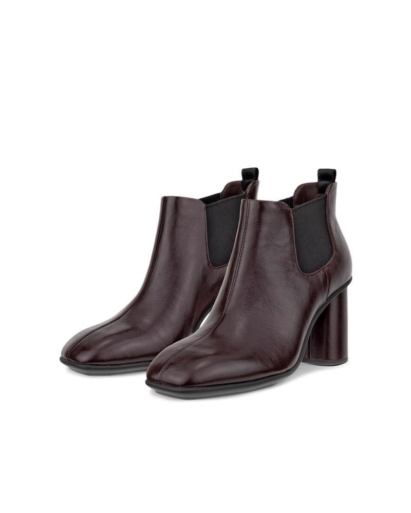 Brown ECCO Sculpted Alba Block 65 Garnet
