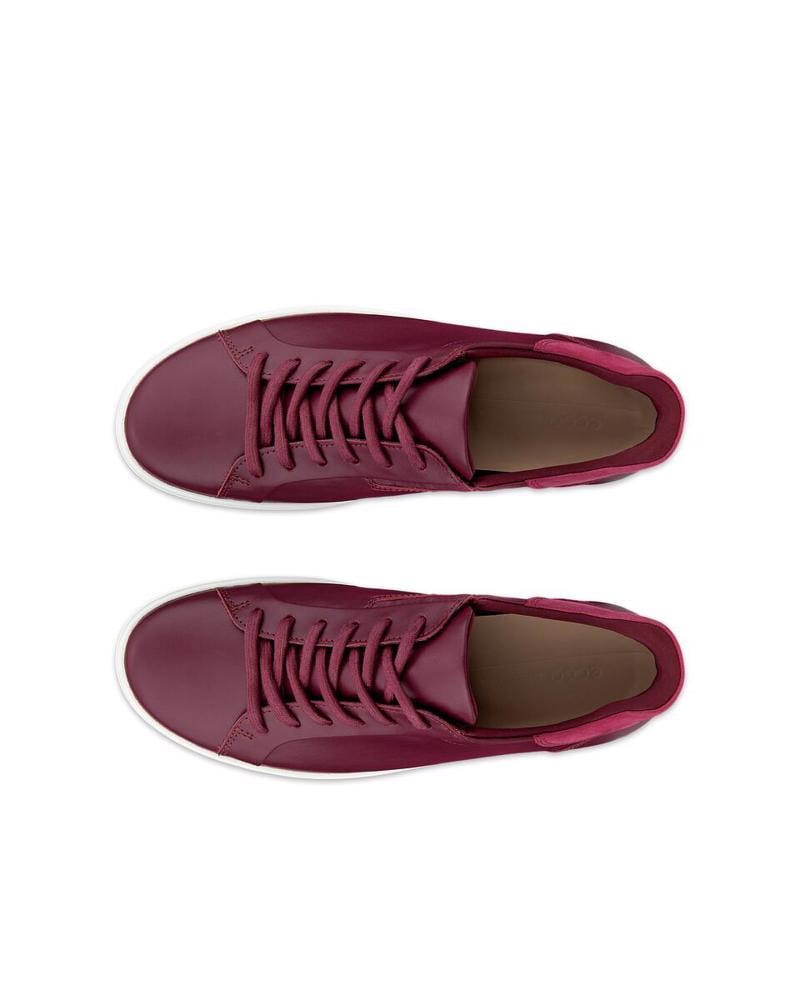 Red ECCO Soft 7 W Dark Ruby
