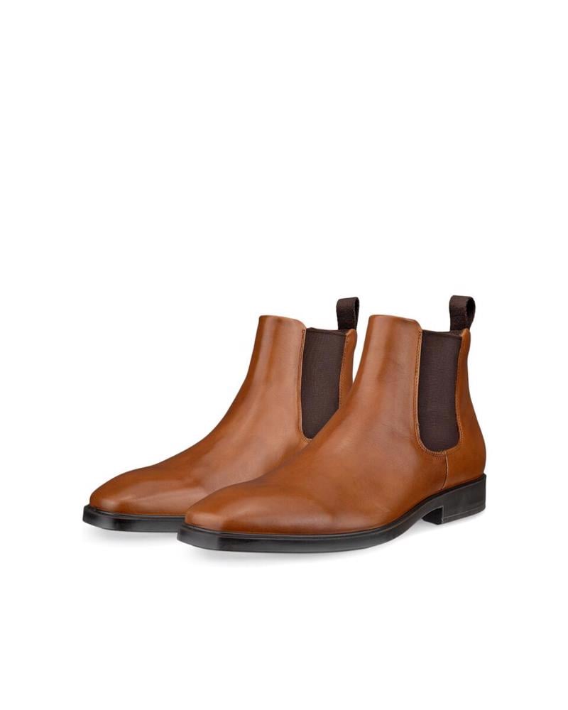 Brown ECCO Metropole Milan Saddle