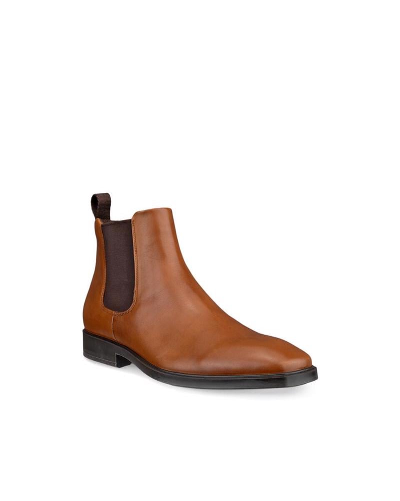 Brown ECCO Metropole Milan Saddle