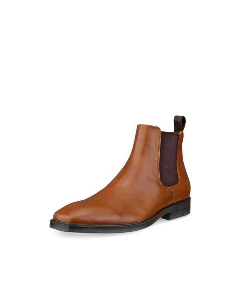 Brown ECCO Metropole Milan Saddle