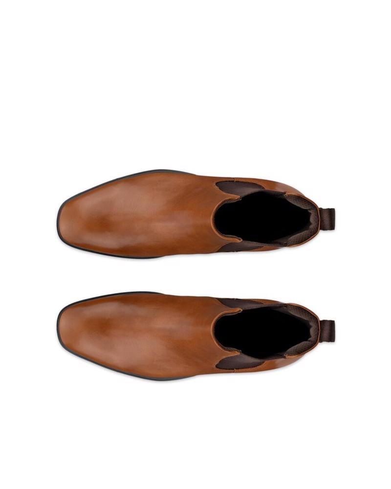 Brown ECCO Metropole Milan Saddle