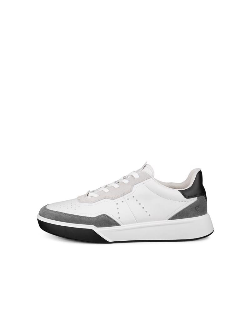 White ECCO Street Court M Moon