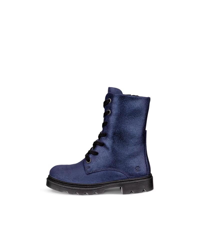 Navy ECCO Grainer K Graystone
