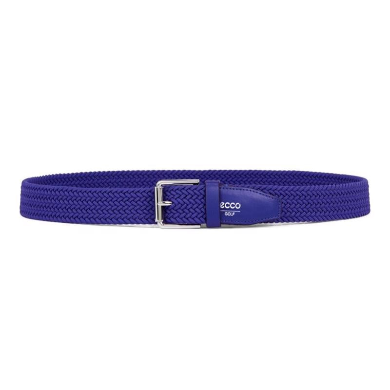 Purple ECCO Golf Braided Belt