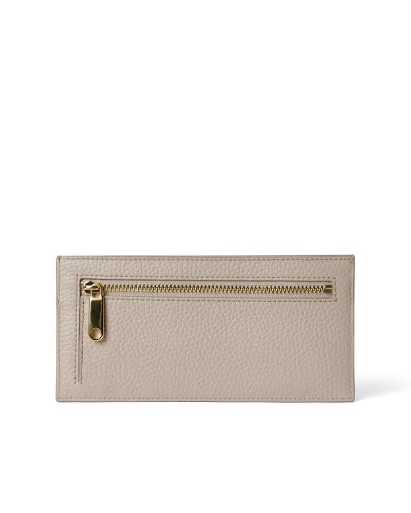 Bej ECCO Wallet Pebbled Leather