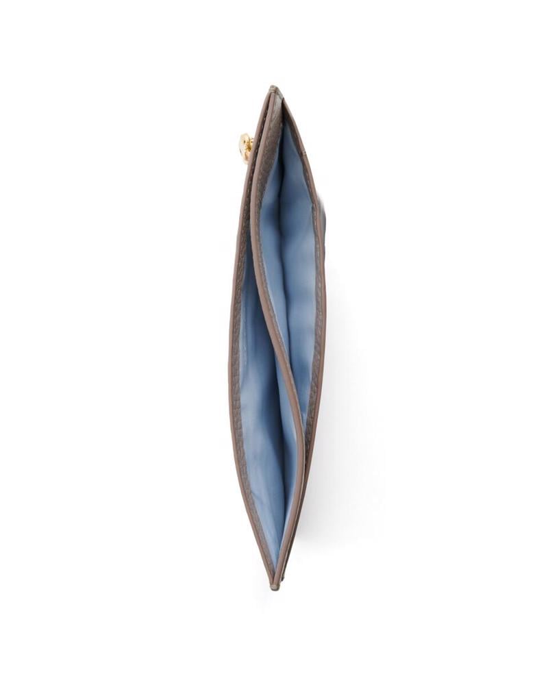 Bej ECCO Wallet Pebbled Leather