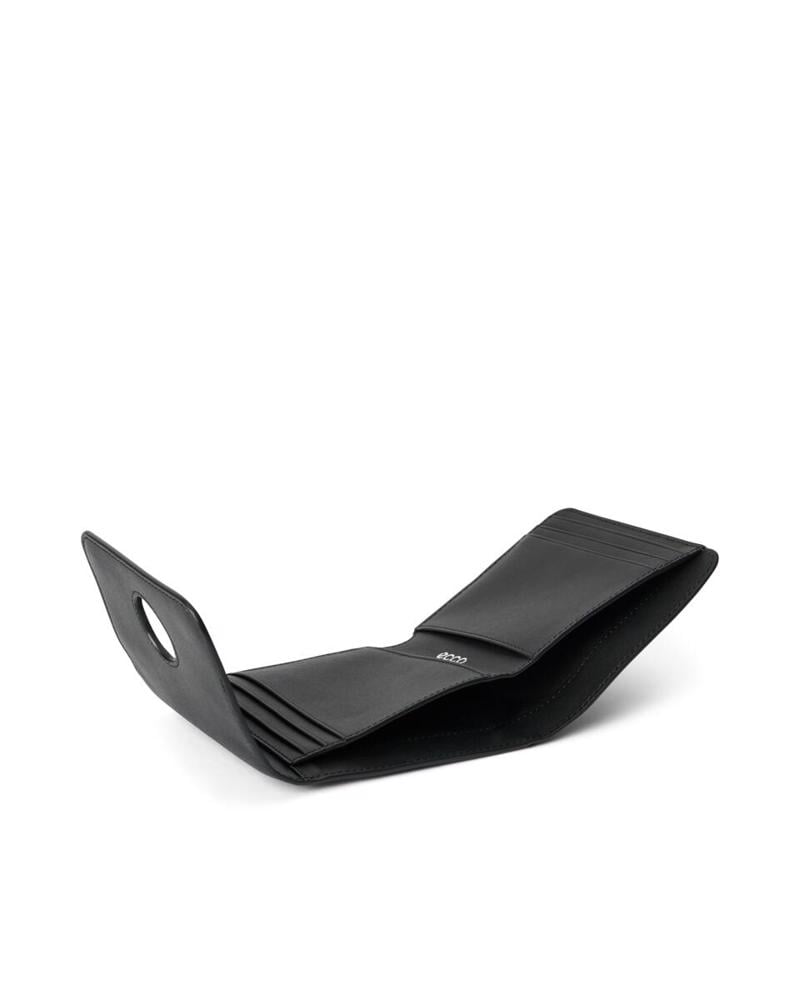 Black ECCO Wallet E Wave Lock
