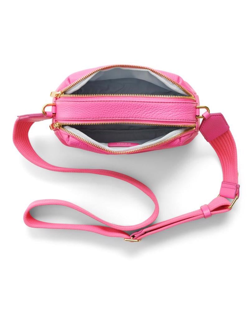 Pembe ECCO Camera Bag Curve Soft Leather Pop