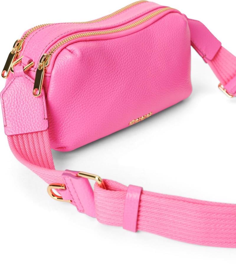 Pembe ECCO Camera Bag Curve Soft Leather Pop