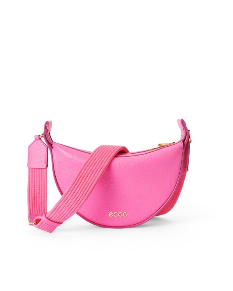 Pink ECCO Fortune Bag S Soft Leather Pop