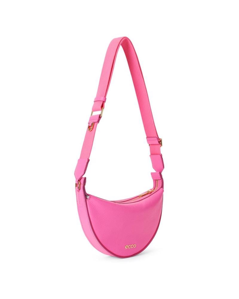 Pembe ECCO Fortune Bag S Soft Leather Pop
