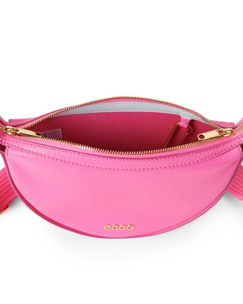 Pembe ECCO Fortune Bag S Soft Leather Pop