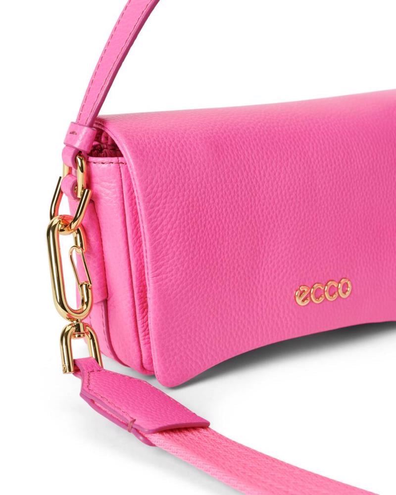 Pembe ECCO Pinch Bag M Soft Leather Pop