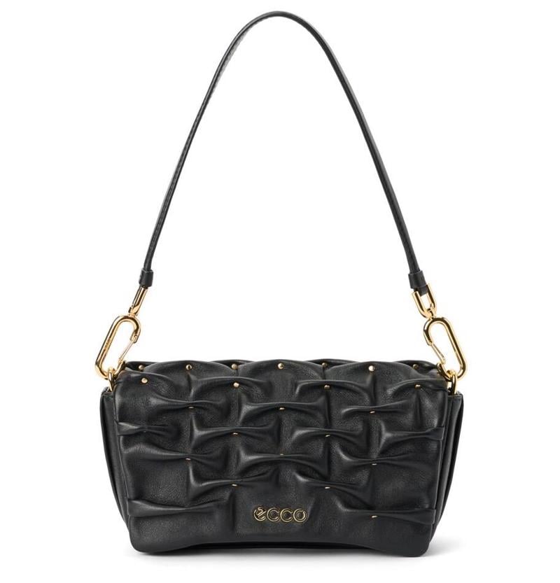Siyah ECCO Pinch Bag M Pleats