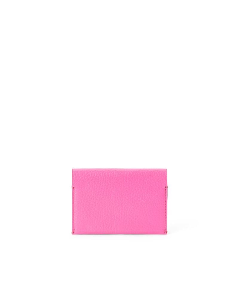 Pembe ECCO Business Card Purse Pebble Leather