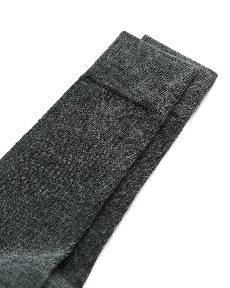 Gri ECCO Classic Rib Mid Cut-2 Pack