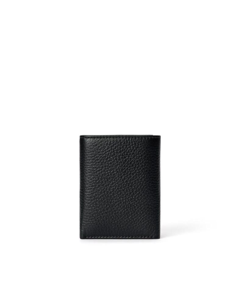 Siyah ECCO Essential Tri Fold Wallet