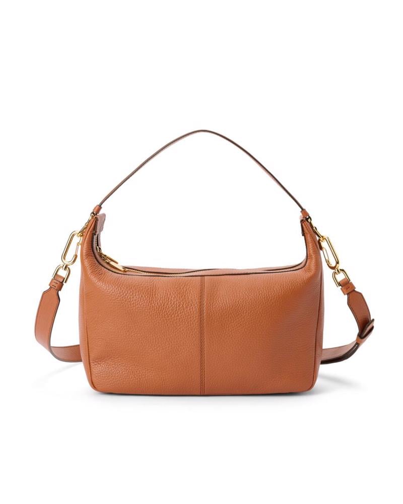 Camel ECCO Hobo S Soft Pebbled Leather