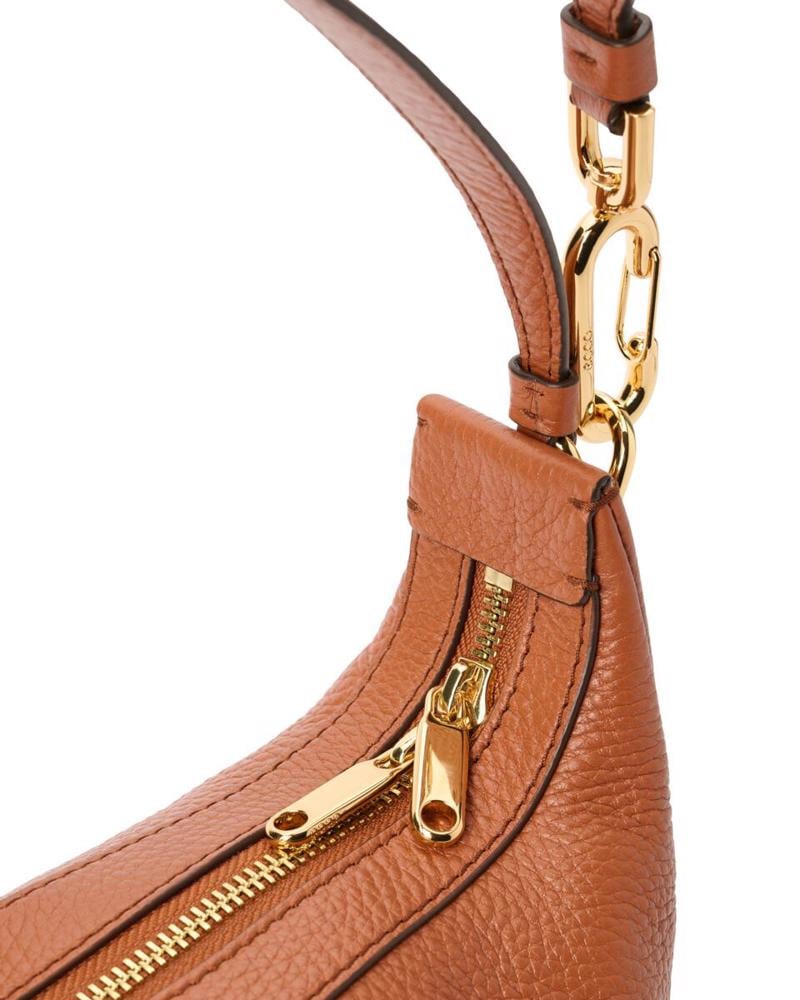 Camel ECCO Hobo S Soft Pebbled Leather