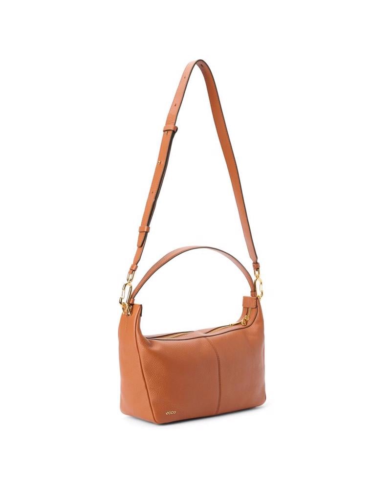 Camel ECCO Hobo S Soft Pebbled Leather