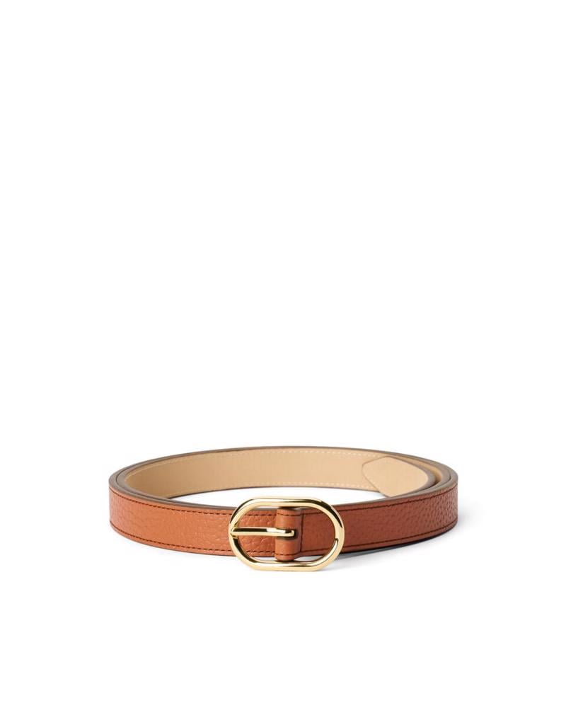 Camel ECCO Belts Pebble Leather
