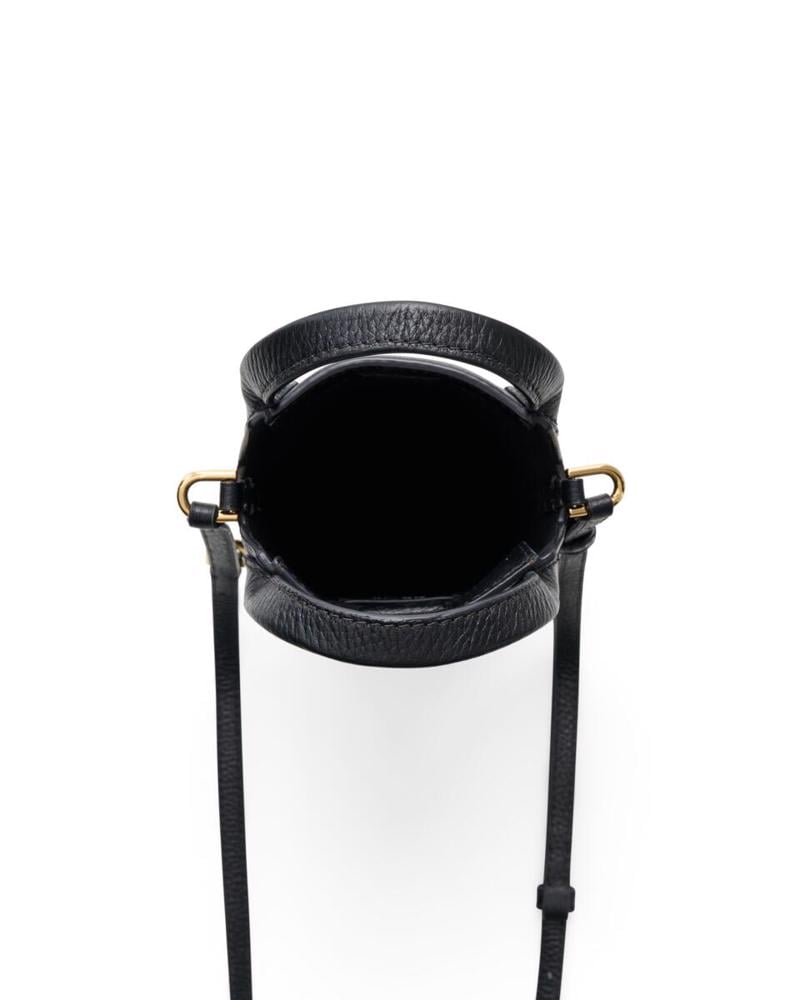 Siyah ECCO Pot Bag Leather