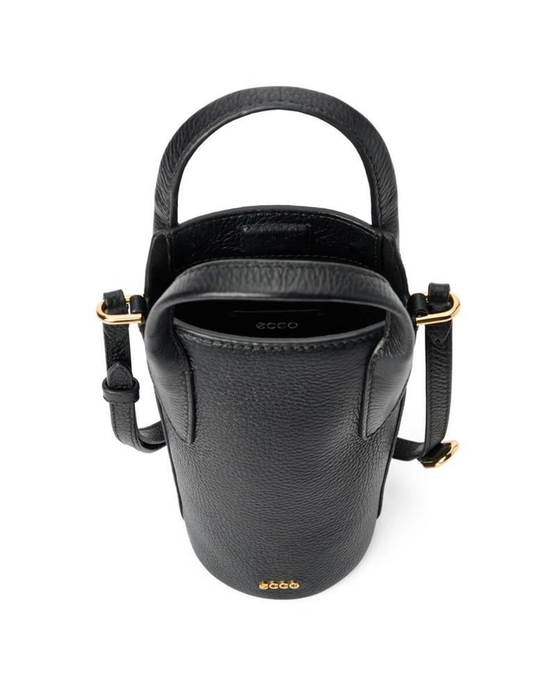 Siyah ECCO Pot Bag Leather