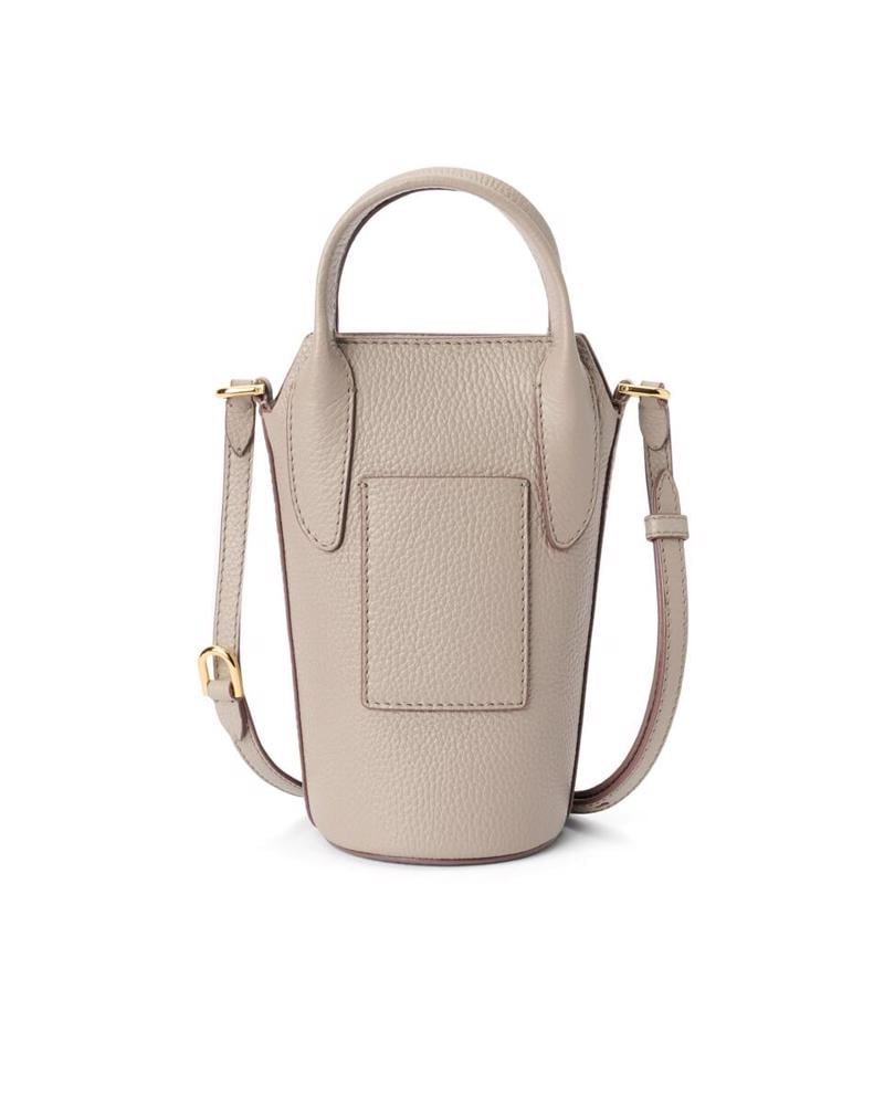 Bej ECCO Pot Bag Leather