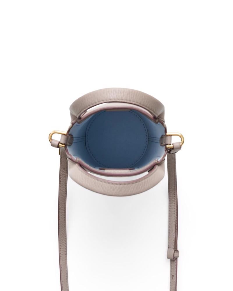 Bej ECCO Pot Bag Leather
