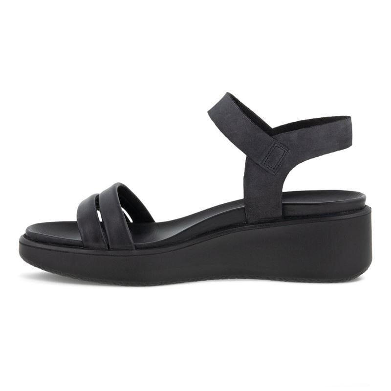 Black ECCO FLOWT WEDGE LX W BLACK/BLACK