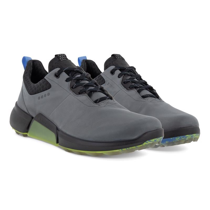Grey ECCO M GOLF BIOM H4 Laced Shoe 10820401244 | Ecco