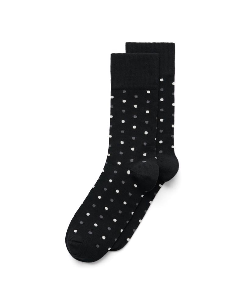 Black ECCO Classic Dotted Mid Cut