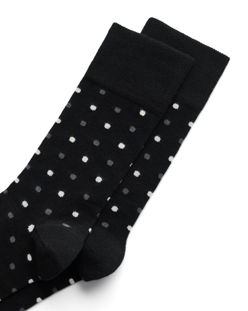 Black ECCO Classic Dotted Mid Cut