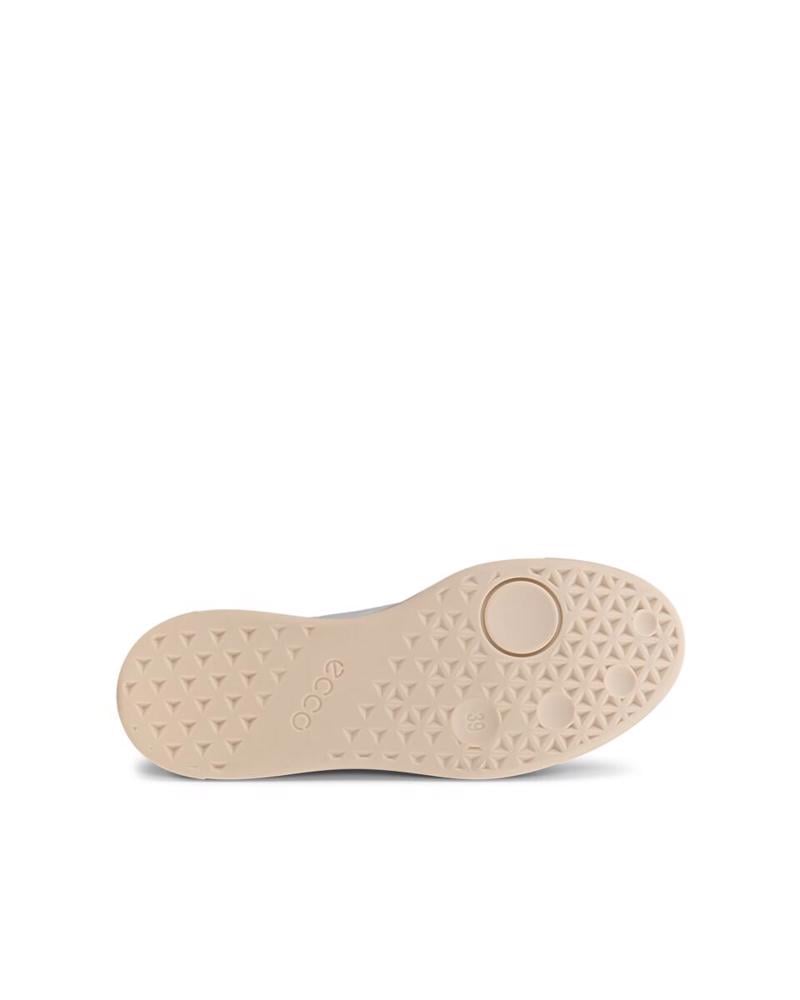Beige ECCO Street Tray Logo Sneaker Limestone