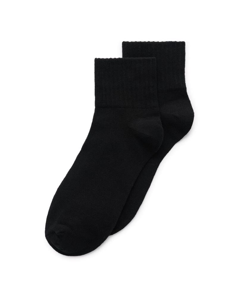 Black ECCO Retro Ankle Cut 2-Pack
