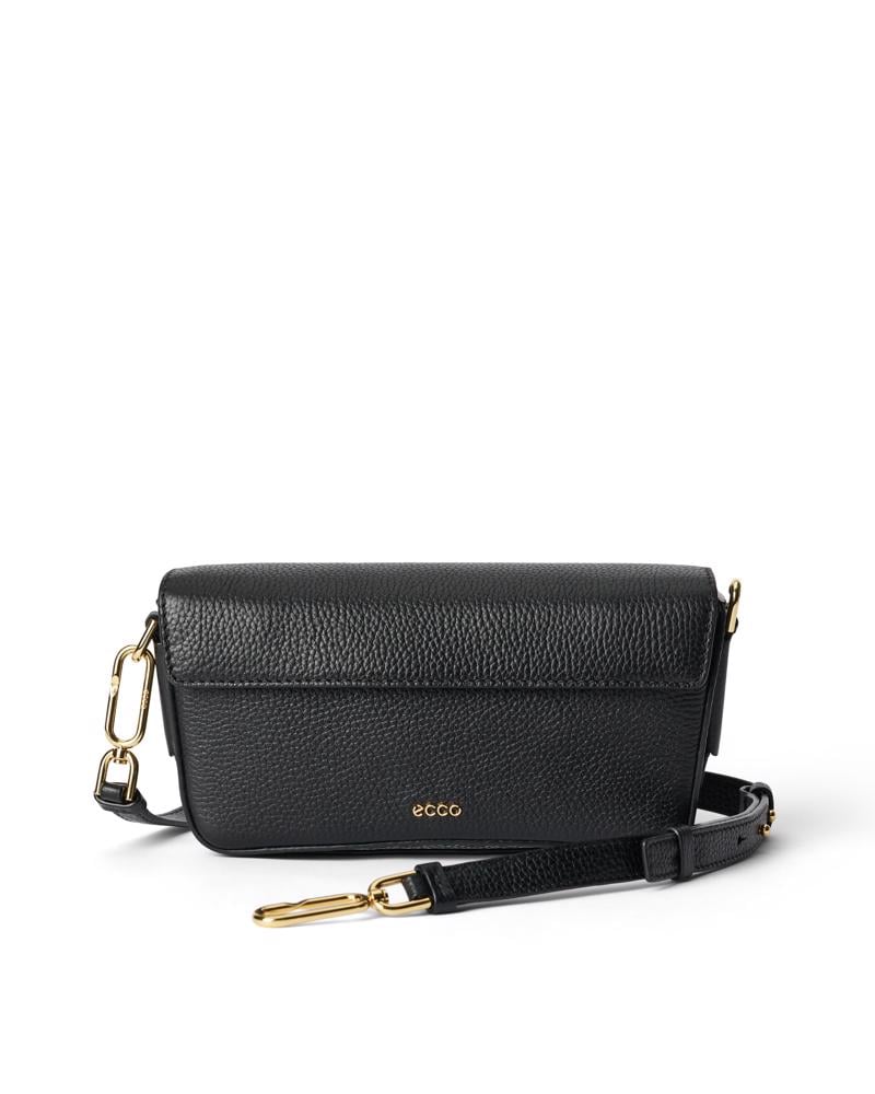 Black ECCO Pinch Bag M Pebbled Leather