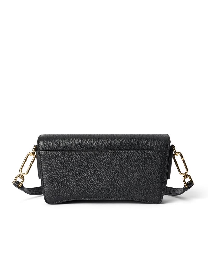 Siyah ECCO Pinch Bag M Pebbled Leather | Ecco