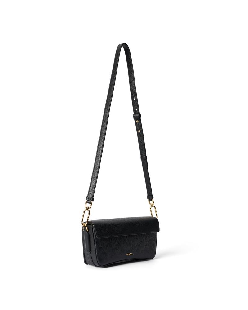 Siyah ECCO Pinch Bag M Pebbled Leather | Ecco