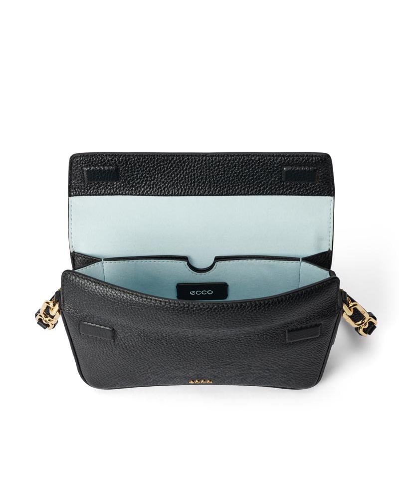 Siyah ECCO Pinch Bag M Pebbled Leather | Ecco