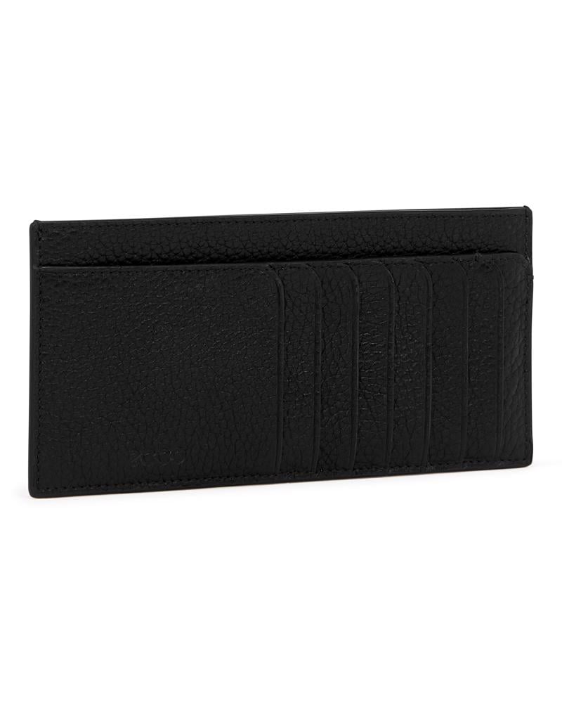 Black ECCO Wallet Pebbled Leather