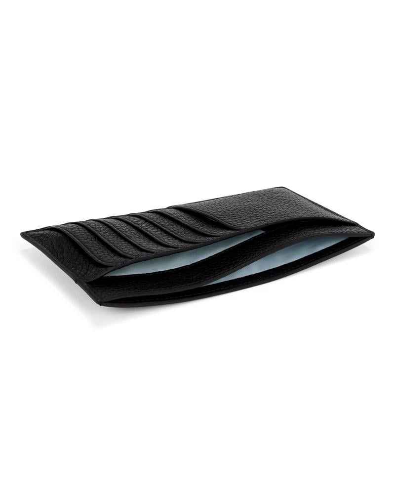 Siyah ECCO Wallet Pebbled Leather