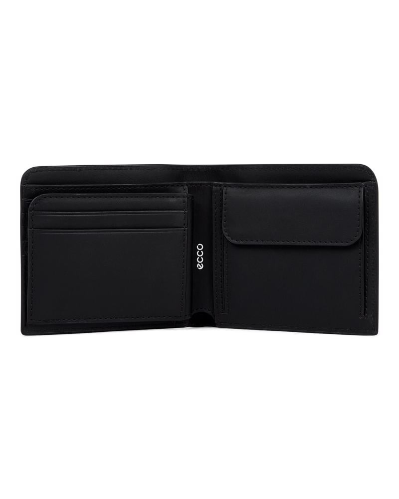 Siyah ECCO Wallet Formal Tri fold