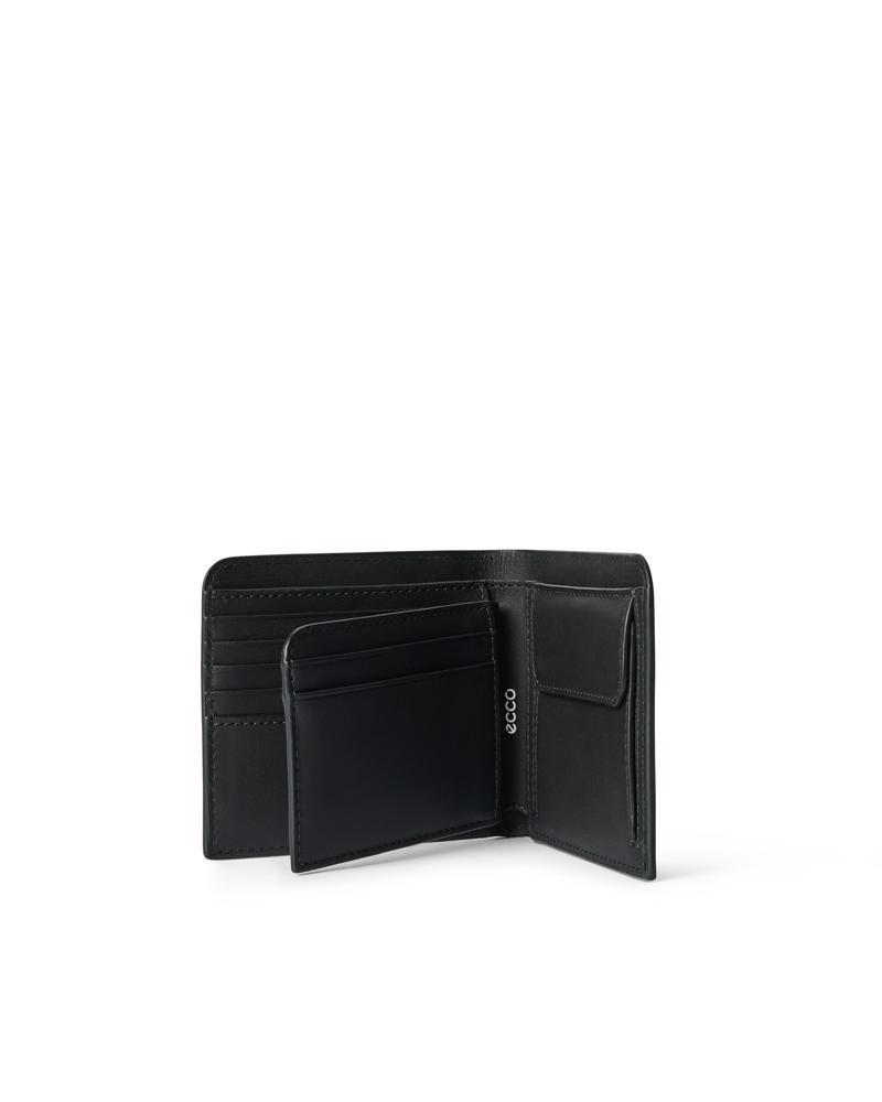Siyah ECCO Wallet Formal Tri fold