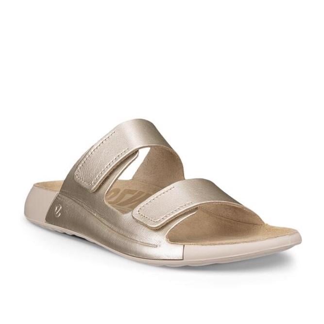 Bej ECCO Cozmo W Pure White Gold Foil